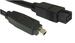 FireWire 800 to 400 9-Pin to 4-Pin 1.LINK Cable (CDLIEE-1002) (2m) (IEEE1394b) (OEM)