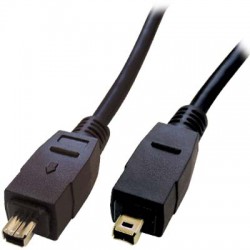 FireWire 4-Pin Male to 4-Pin Male Cable (OEM)