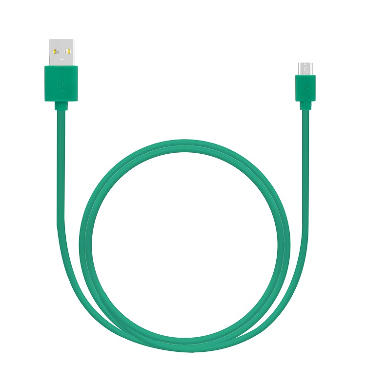 Lamtech 1m Micro USB Data Cable - Green