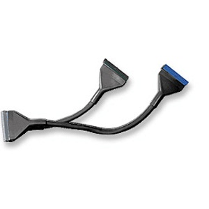 MH IDE ATA100 Round Cable with 3 Connectors (0.9m, Black) 0.9MBLK
