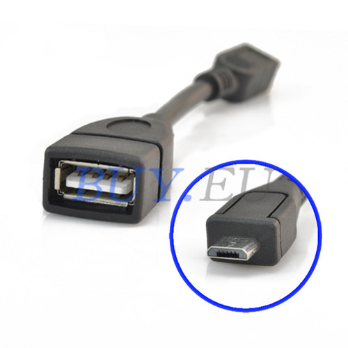 Micro USB to USB Female OTG Host Mode for Tablets & Phones ( ) (OEM)