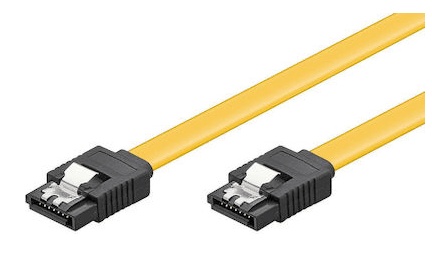 Powertech 7-Pin SATA 3 to 7-Pin SATA 3 Cable (0.7m) (Yellow) (CAB-W045)