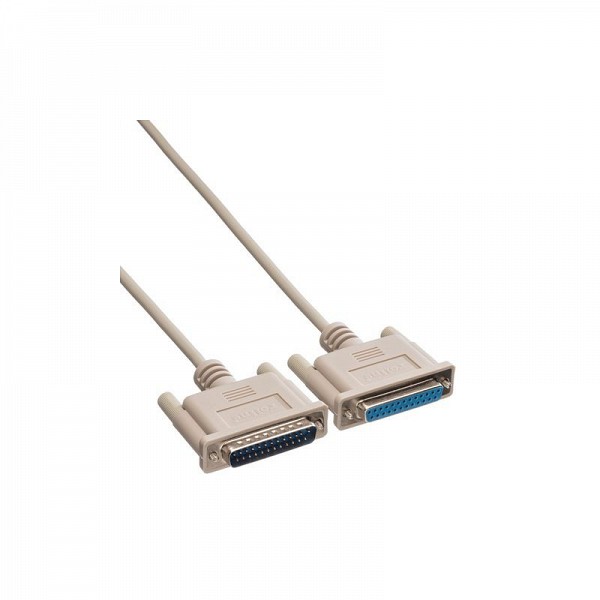 Roline RS232 25pin Cable M - F ens. null modem 1.8m - 11.01.3918 7611990115259