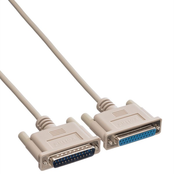 ROLINE RS232 Cable, M - F, 1.8 m