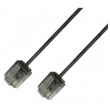 Techly ICOC Cat.6 UTP Ultra Slim Ethernet Cable 3m (U6-SLIM-030T2) (1.5m) (U6-SLIM-015BKT) (Gray)