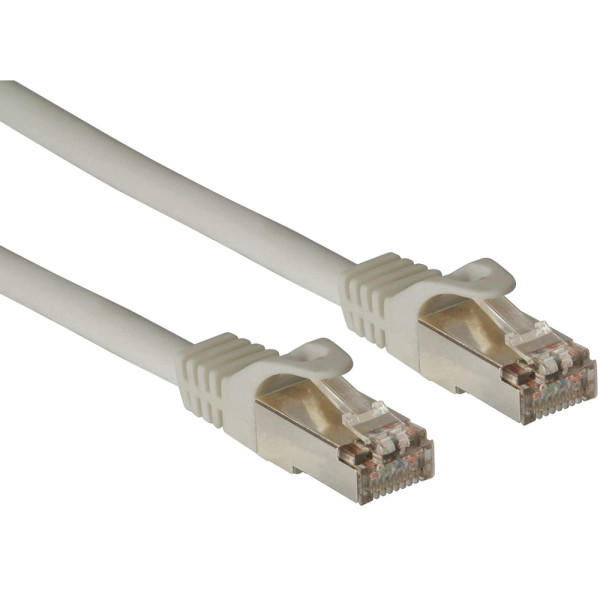 Techly Network cable Patch cable white CCA Cat.6 F / UTP 5m
