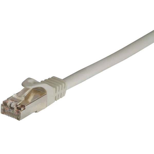 Techly Network cable Patch cable white CCA Cat.6 F / UTP 5m