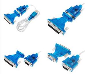 USB male to RS232 male and DB9 female to DB25 male Adapter Cable (OEM)