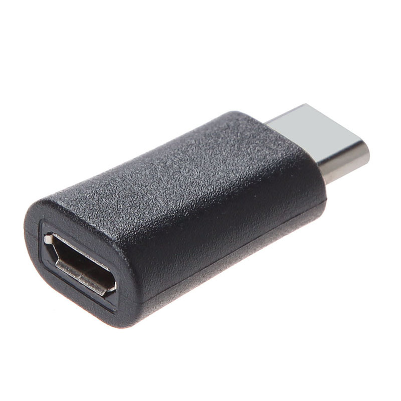 USB3.1 Type C Male Micro USB 5pin Female Extension Adapters - Black (OEM)