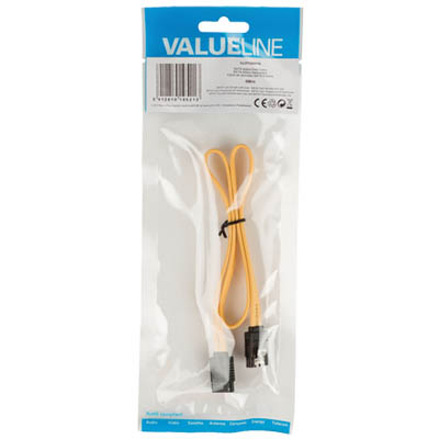 VALUELINE Καλώδιο Δεδομένων SATA 3, 6 Gb/s 50cm VLCP 73250Y 0.50