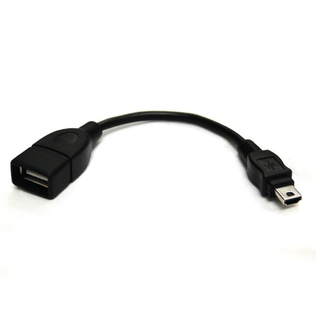 VCOM Mini USB to USB Female Adapter Cable (CU225-0.2) (20cm)