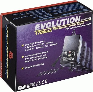1700 mA power adapter/inverter