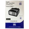NG Φορτιστής Ταξιδιού μέ 2 Θύρες Usb 3.1A Μαύρο NG Φορτιστής Ταξιδιού μέ 2 Θύρες Usb 3.1A Μαύρο