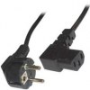 OEM Καλώδιο Τροφοδοσίας Schuko αρσ. υπό γωνία σε IECC13 θηλ., VDE 2m Μαύρο OEM Καλώδιο Τροφοδοσίας Schuko αρσ. υπό γωνία σε IECC13 θηλ., VDE 2m Μαύρο