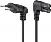 Goobay Euro male - IEC C7 female Cable 1m Μαύρο (97346) Goobay Euro male - IEC C7 female Cable 1m Μαύρο (97346)