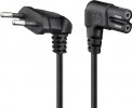 Goobay Euro male - IEC C7 female Cable 1m Μαύρο (97346)