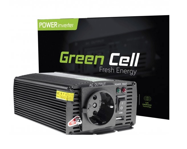 Green Cell 12V to 230V Car Power Inverter (300W/600W)