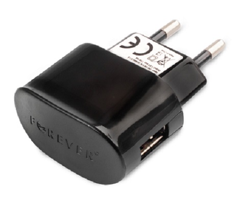 FOREVER USB Φορτιστής με Micro USB Καλώδιο 5V 1.1A για Smartphones και iPhone MF-D2U