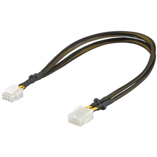 ATX 4pin male to 8pin female EPS Power Cable Adapter 20cm (OEM)