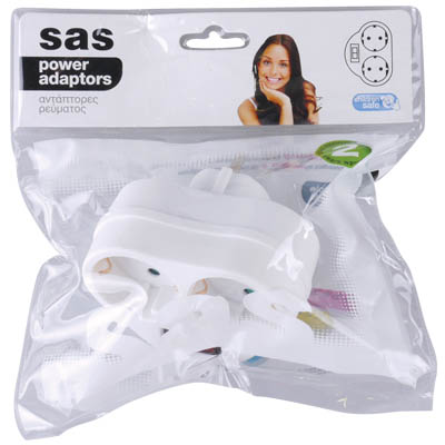 SAS Surge 2xSchuko with Switch 230V 16A 3500W SAS 100-15-002