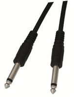 1.5M Nickel 6.3mm Plug-to-Plug Mono Audio Cable (OEM)