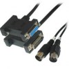Gameport MIDI cable DB15M - 2x DIN5M (Midi) / DB15F CABLE-180 (OEM) Gameport MIDI cable DB15M - 2x DIN5M (Midi) / DB15F CABLE-180 (OEM)