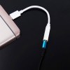 Καλώδιο μετατροπής ήχου USB 3.1 τύπου C σε θύρα 3.5mm (Θηλύκό) υποδοχής ακουστικών - Λευκό Καλώδιο μετατροπής ήχου USB 3.1 τύπου C σε θύρα 3.5mm (Θηλύκό) υποδοχής ακουστικών - Λευκό
