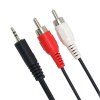 Powertech Καλώδιο 2x RCA αρσ. σε 3,5mm Stereo αρσ. 3m CAB-R008 Powertech Καλώδιο 2x RCA αρσ. σε 3,5mm Stereo αρσ. 3m CAB-R008