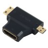 Powertech Μετατροπέας HDMI 19pin θηλ. σε mini HDMI αρσ. και micro HDMI αρσ. ADA-H004 Powertech Μετατροπέας HDMI 19pin θηλ. σε mini HDMI αρσ. και micro HDMI αρσ. ADA-H004