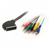 Καλώδιο Scart 21p - 6x RCA (in/out) 1.5m Καλώδιο Scart 21p - 6x RCA (in/out) 1.5m