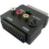 Scart 3XRCA + SVHS + switch adapter SCART 60 (OEM) Scart 3XRCA + SVHS + switch adapter SCART 60 (OEM)
