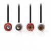 Καλώδιο Προέκτασης Stereo 2x RCA, Μαύρο, 2m (OEM) Καλώδιο Προέκτασης Stereo 2x RCA, Μαύρο, 2m (OEM)