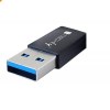 TECHLY IADAP USB3-AFT Mini USB-A 3.0 Male to USB-C ™ Female Converter Black TECHLY IADAP USB3-AFT Mini USB-A 3.0 Male to USB-C ™ Female Converter Black