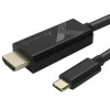 TECHLY IADAP USBC-HDMI2TY Καλώδιο USB-C ™ Male to HDMI 2.0 4K Male 2m Black TECHLY IADAP USBC-HDMI2TY Καλώδιο USB-C ™ Male to HDMI 2.0 4K Male 2m Black