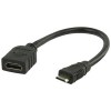 VALUELINE Καλώδιο Μετατροπέας HDMI mini αρσενικό σε HDMI θηλυκό 0.20m VLVP 34590 B02 VALUELINE Καλώδιο Μετατροπέας HDMI mini αρσενικό σε HDMI θηλυκό 0.20m VLVP 34590 B02