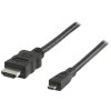 VALUELINE Micro HDMI αρσ. σε HDMI αρσ. Καλώδιο με Κανάλι Ethernet v1.4 2m VLMP 34700 B20 VALUELINE Micro HDMI αρσ. σε HDMI αρσ. Καλώδιο με Κανάλι Ethernet v1.4 2m VLMP 34700 B20