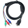 VGA male to RGB(3xRCA male) Cable 1.5m (OEM) VGA male to RGB(3xRCA male) Cable 1.5m (OEM)