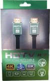 Ugreen HDMI 2 Flat Cable HDMI male - HDMI male 3m Μαύρο 3Meters Ugreen HDMI 2 Flat Cable HDMI male - HDMI male 3m Μαύρο 3Meters