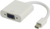 Powertech Μετατροπέας mini DisplayPort male σε VGA female Λευκό (CAB-DP067) Powertech Μετατροπέας mini DisplayPort male σε VGA female Λευκό (CAB-DP067)