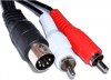 1.5M 5 Pin Din Male to 2 RCA Male Audio Video για DVD Player Μαύρο (OEM) 1.5M 5 Pin Din Male to 2 RCA Male Audio Video για DVD Player Μαύρο (OEM)