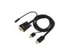 Μετατροπέας HDMI αρσ. σε VGA αρσ. με USB 2 A αρσ. και 3.5mm θηλ. Approx appC22 Μετατροπέας HDMI αρσ. σε VGA αρσ. με USB 2 A αρσ. και 3.5mm θηλ. Approx appC22
