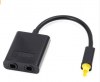 23CM Mini USB Audio Cable Digital Toslink - Optical Fiber Audio 1 to 2 Female Splitter Adapter 23CM Mini USB Audio Cable Digital Toslink - Optical Fiber Audio 1 to 2 Female Splitter Adapter