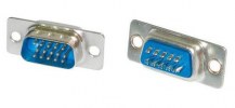 15 pins male VGA.