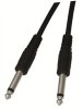 1.5M Nickel 6.3mm Plug-to-Plug Mono Audio Cable (OEM)