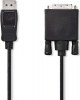 Nedis DisplayPort to DVI Male Cable (1m) (CCGP37200BK10)