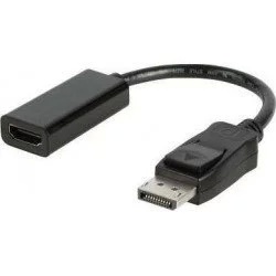 Adapter DisplayPort  αρσενικό σε HDMI θηλυκό