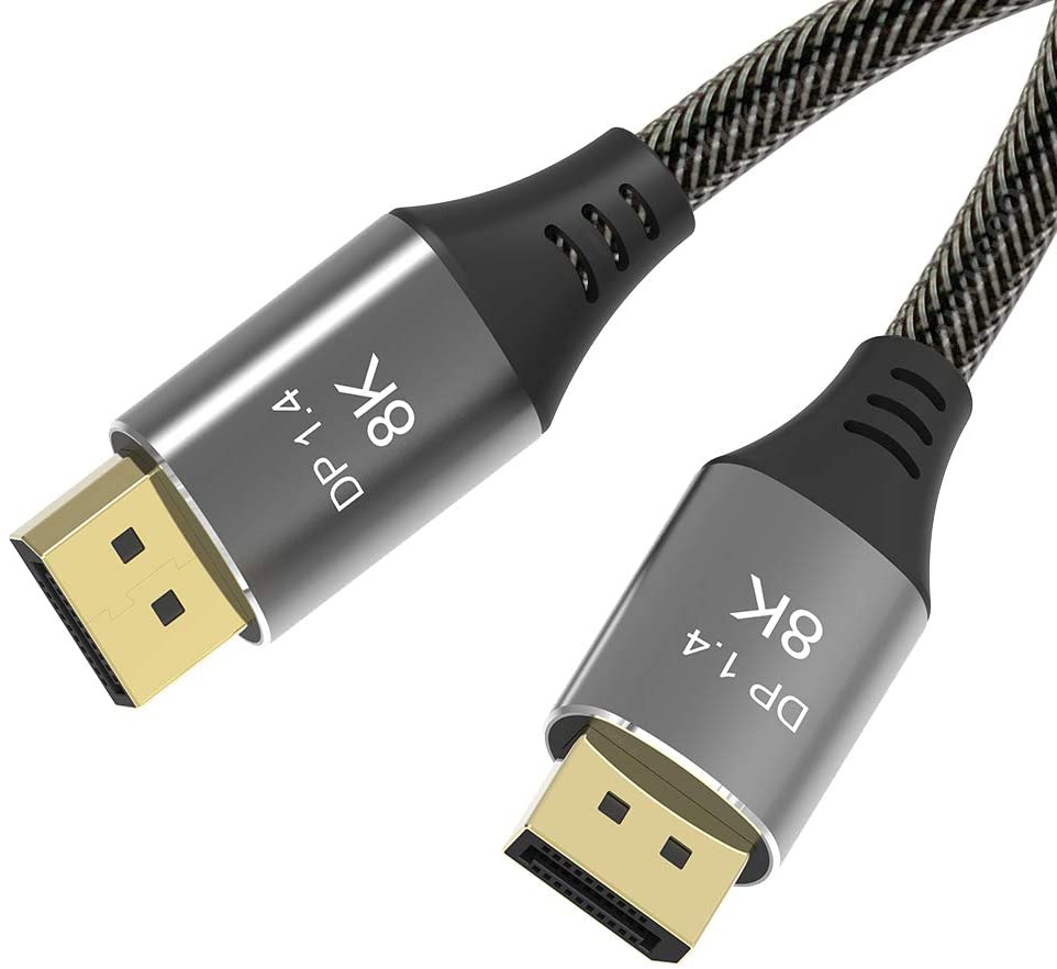 AKKKGOO 8K DisplayPort Cable (Ultra, 0.5m) 1.6ft (0.5M)