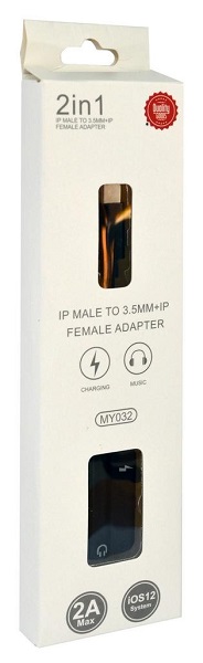 Ancus 2 in 1 USB Type-C Adapter to USB Type-C Female and 3.5mm Female Black