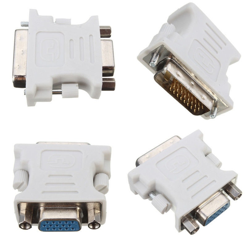 DVI-D to VGA Adapter (24+1 Pin Male to 15 Pin Female) (OEM)