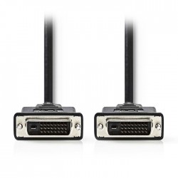 DVI cable DVI-D 24+1-pin male - DVI-D 24+1-pin male 2m Black (OEM)